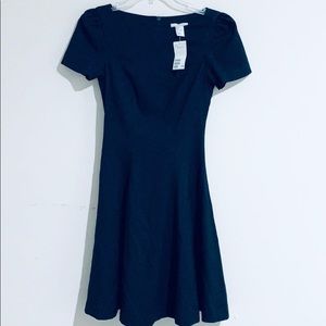 H&M navy sheath dress